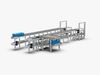 Double Layer Return and Double Speed Chain Assembly Line 3D model ...