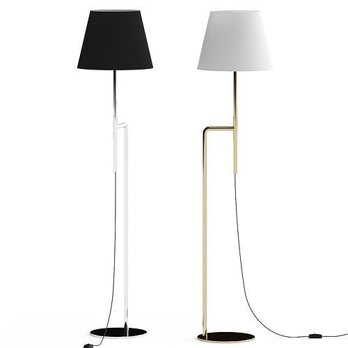 CB2 Suki Floor Lamp 3D model CGTrader