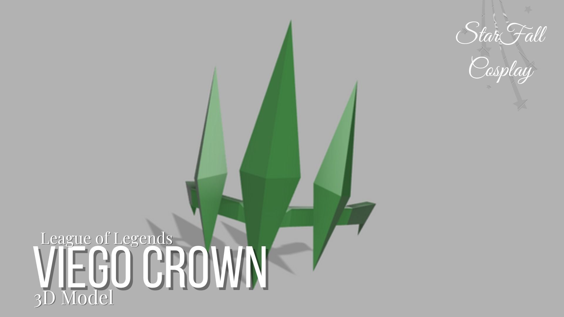 Viego Crown League of Legends 3D model 3D printable CGTrader