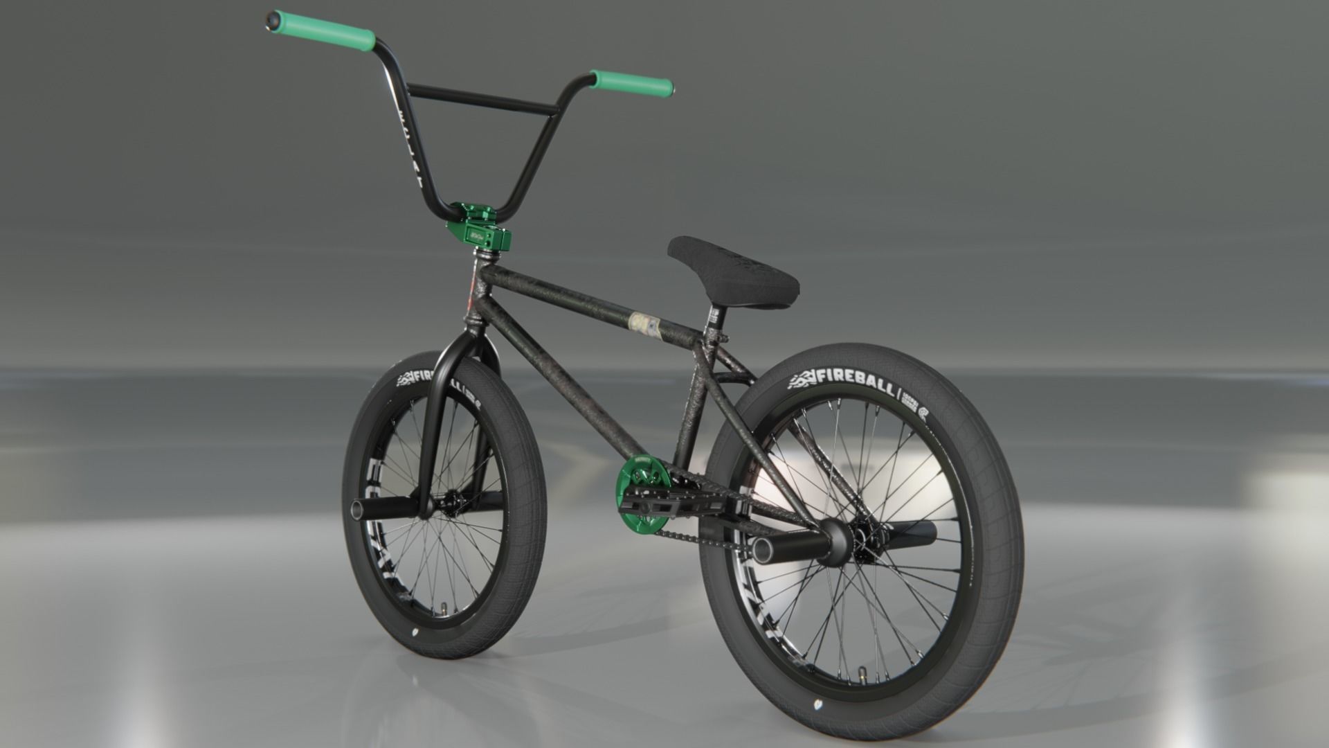 Realistic BMX Bike Bicycle BSD CULT ODYSSEY Street Dirt Skate free 3D