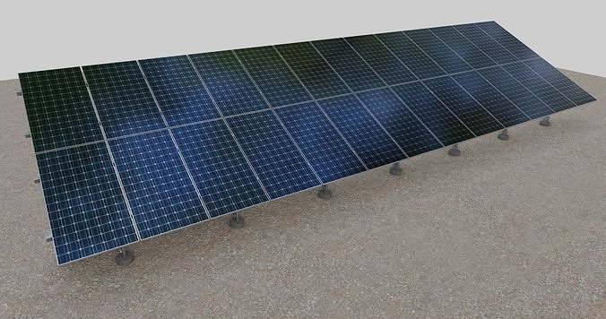 Solar Panel Texture Sketchup