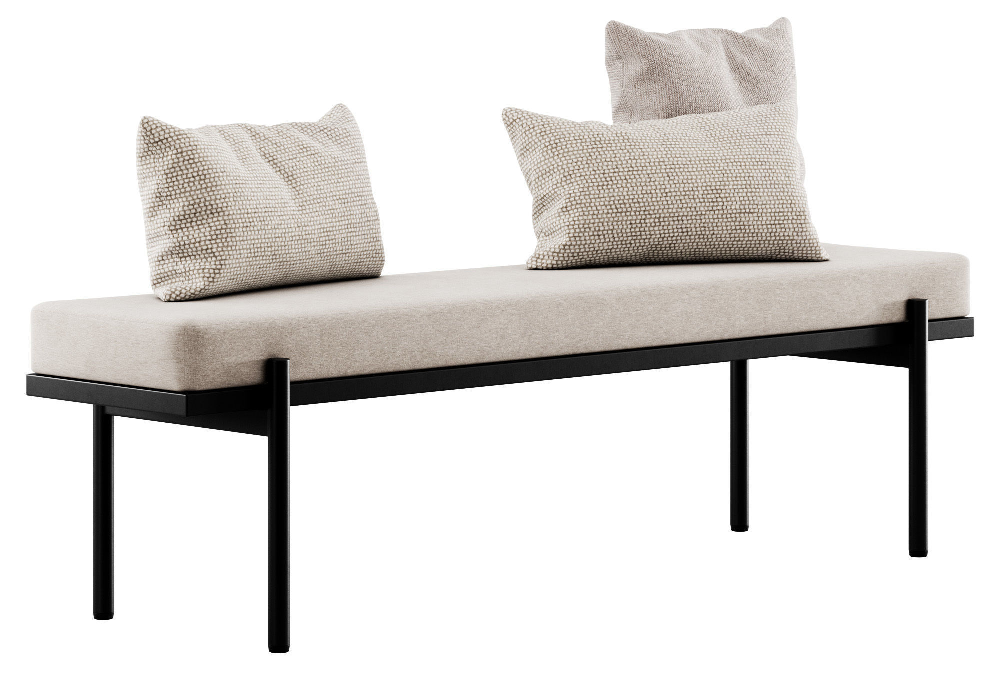 Metal Bench by House Doctor 3D model CGTrader