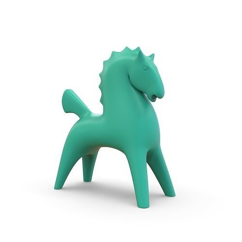 WAR HORSE 3D model 3D printable CGTrader