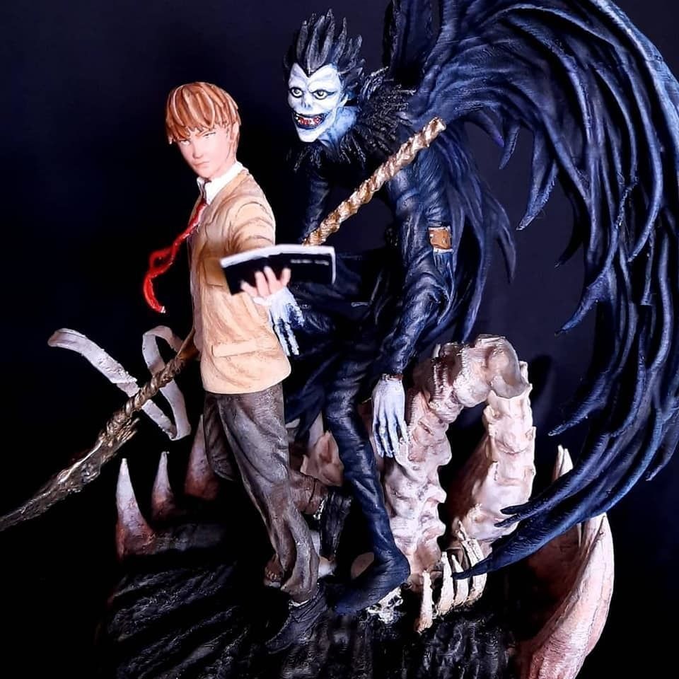 Death Note Light And Ryuk Diorama Print Model 3D STL 3D model 3D