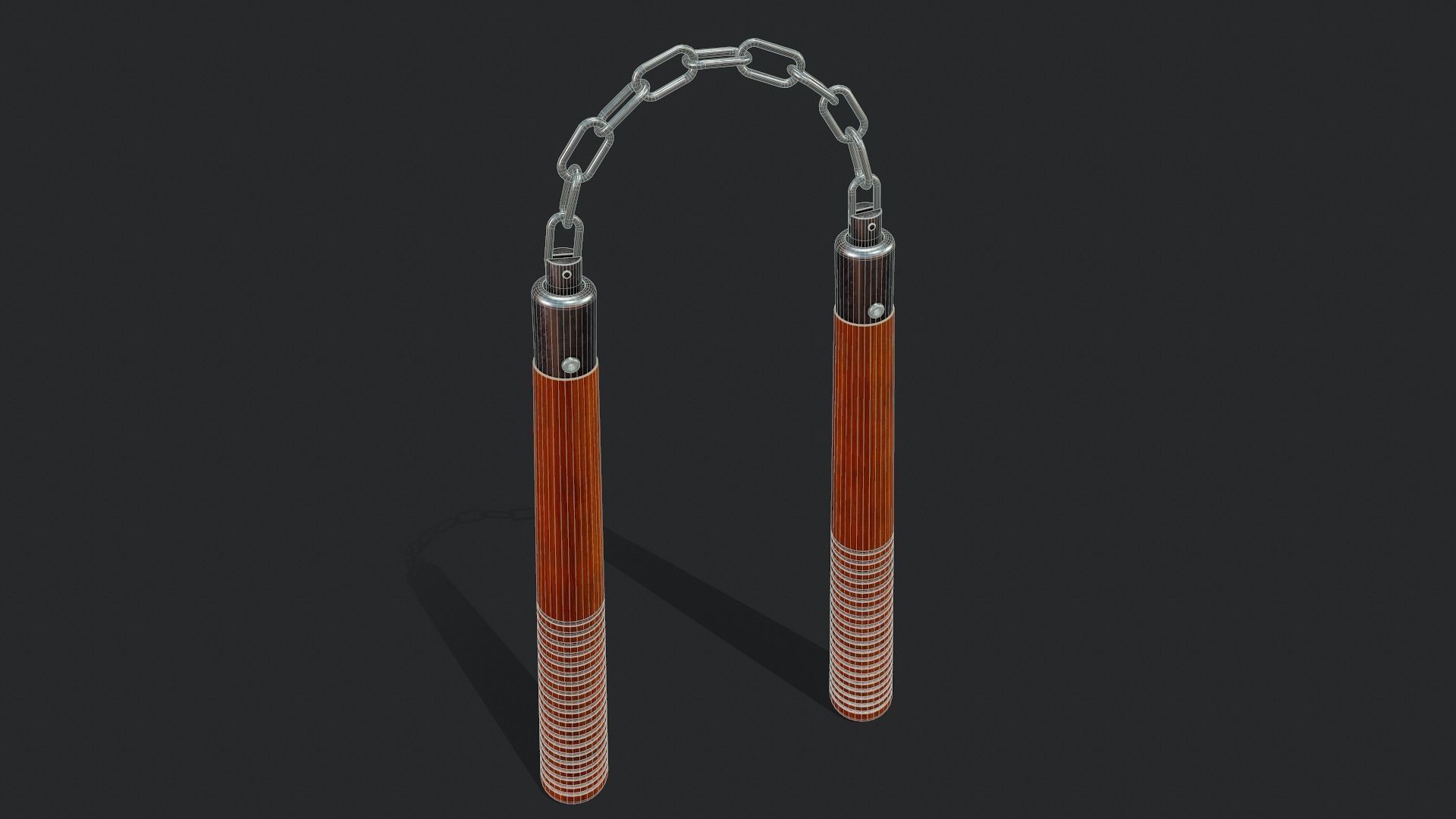 3D model Nunchaku Tutorial Included VR / AR / lowpoly CGTrader