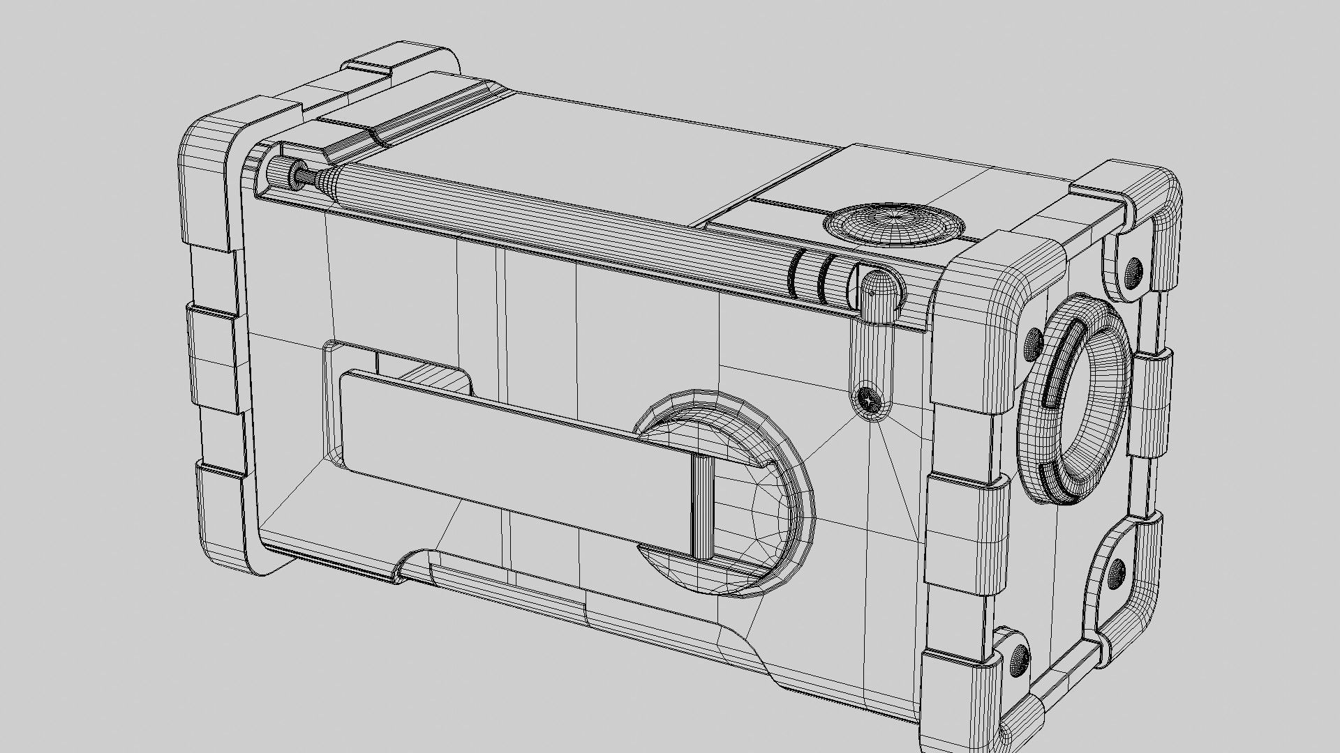 3D model Emergency Radio SANGEAN MMR-88 VR / AR / low-poly | CGTrader