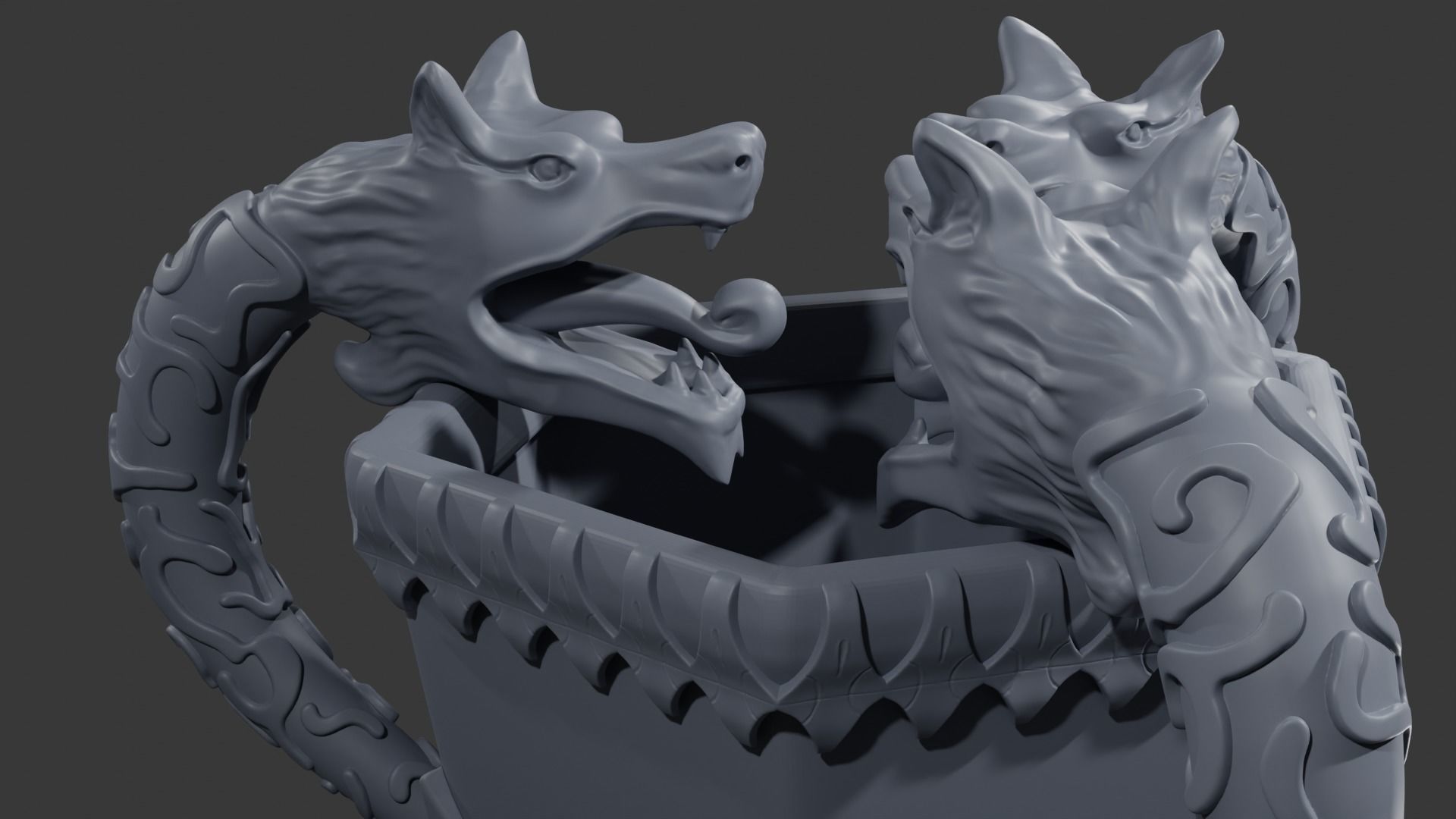 Goblet of Fire 3D model 3D printable | CGTrader