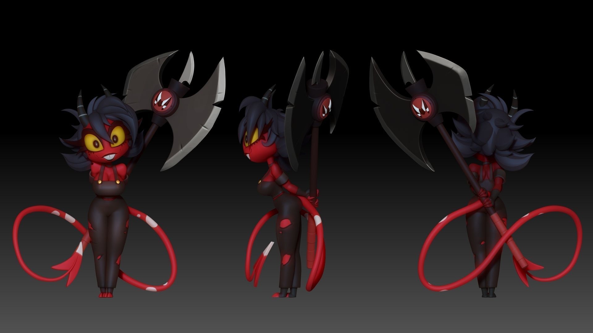 Millie from Helluva Boss 3D model 3D printable | CGTrader