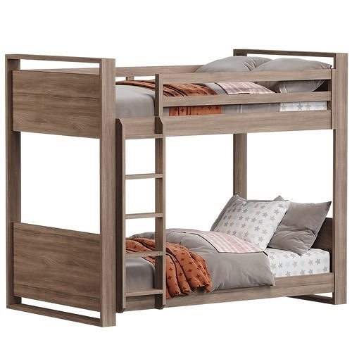 RH Wyler Bunk Bed 3D model CGTrader