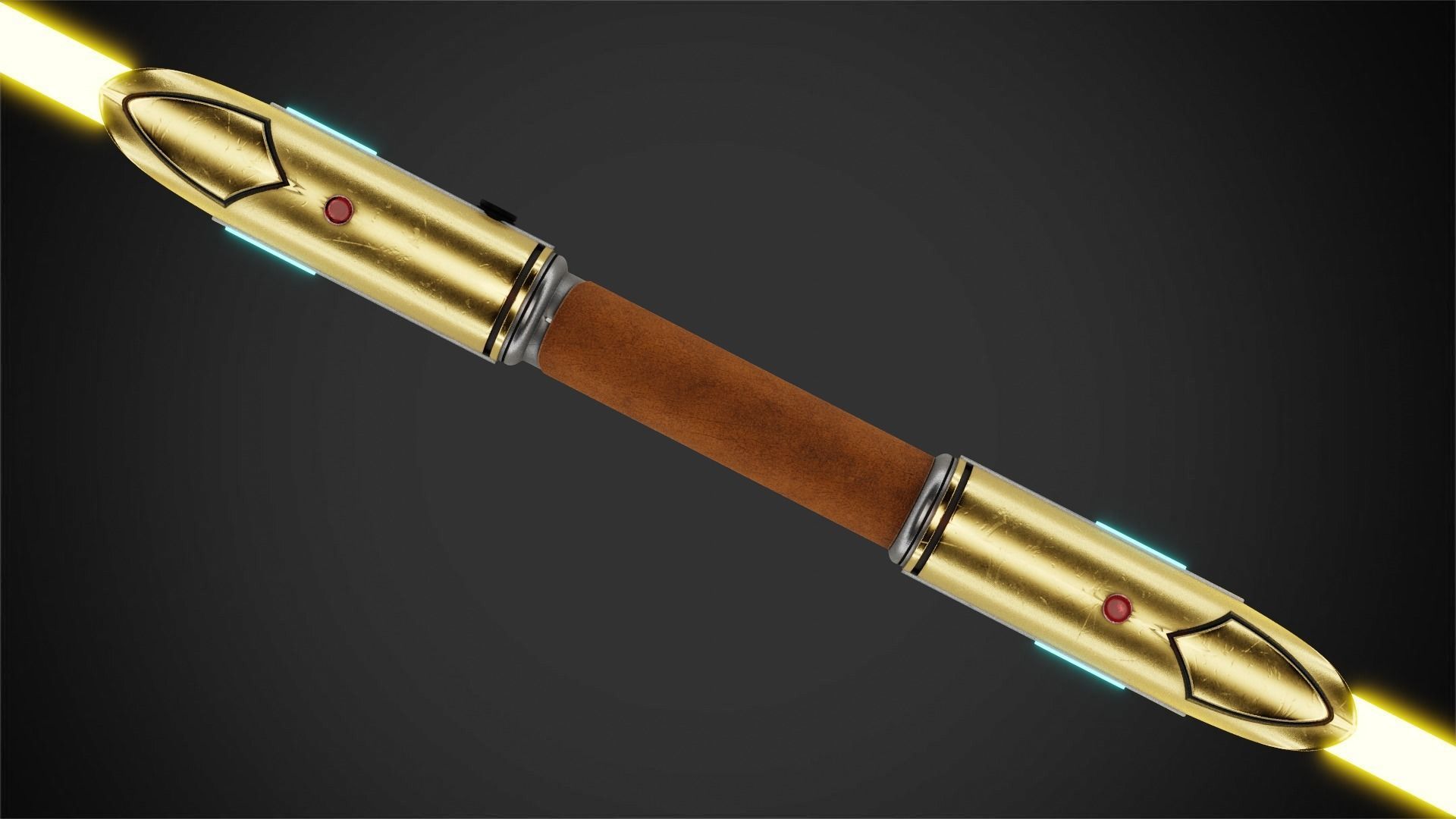 Star Wars Jedi Temple Guard Lightsaber for Cosplay 3D model 3D