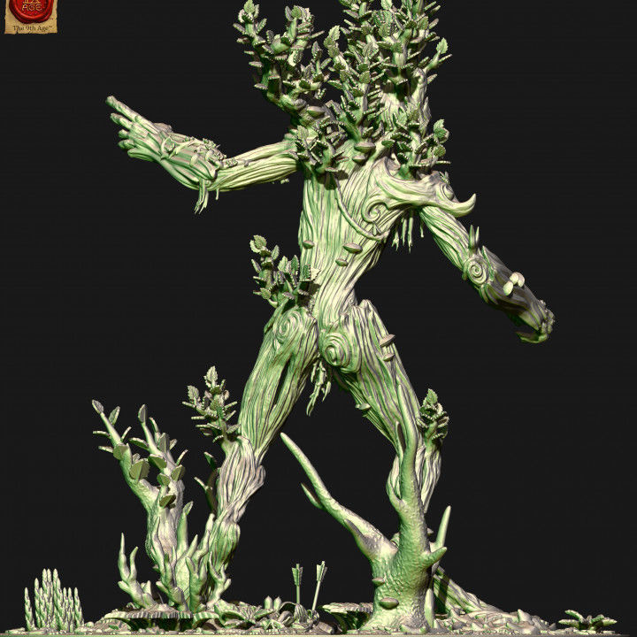 Wood elf treeman 3D model 3D printable CGTrader