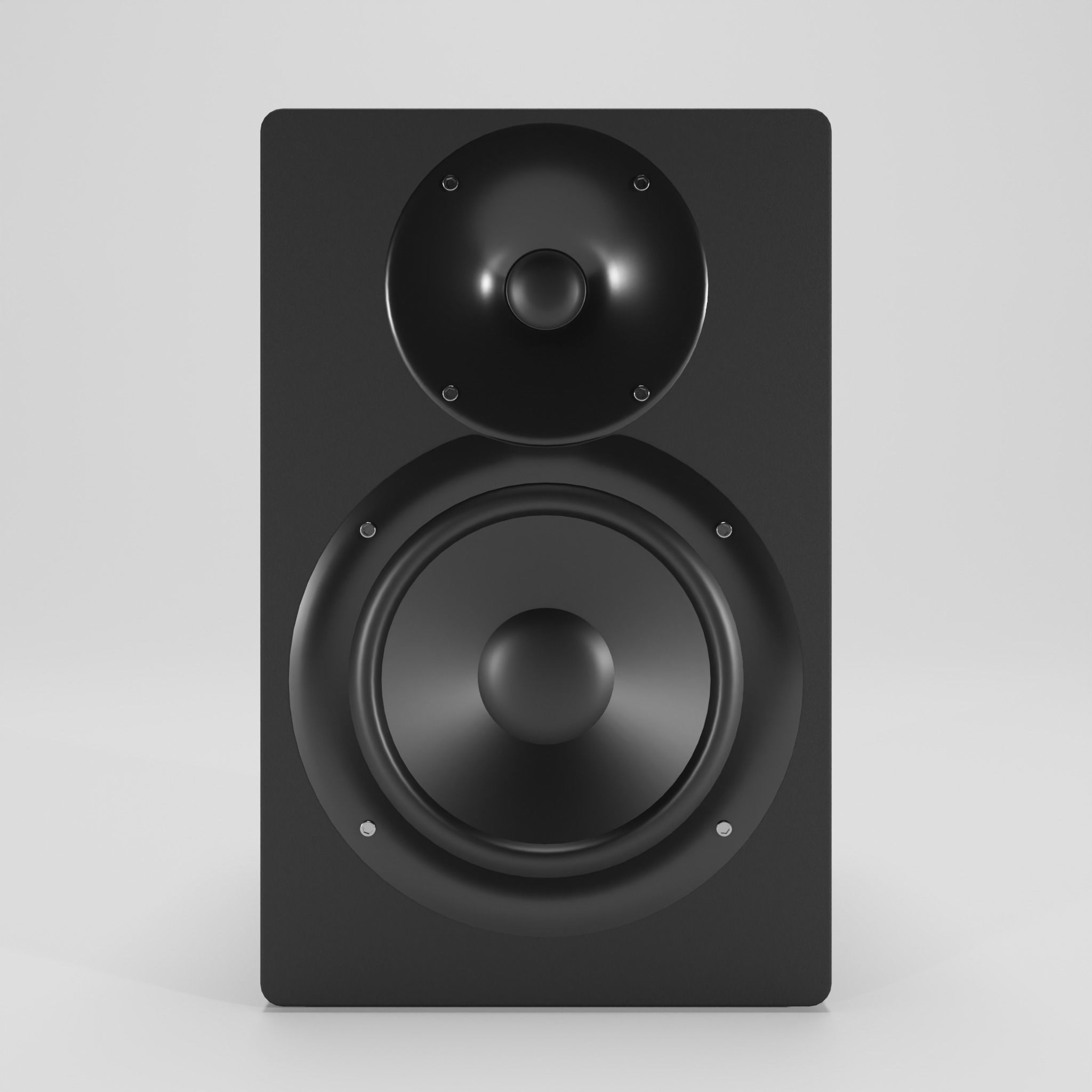 Studio monitor speaker 3D model CGTrader
