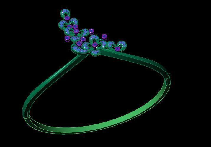 Bracelet 3D model 3D printable | CGTrader