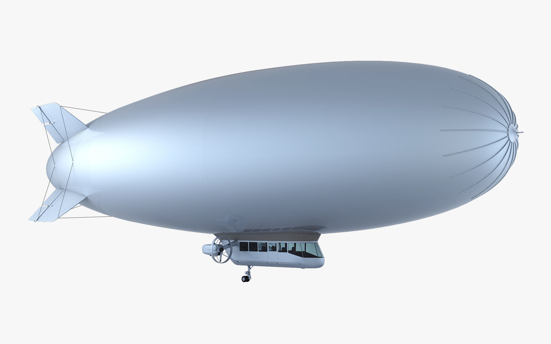 Blimp Airship v 1 3D model | CGTrader
