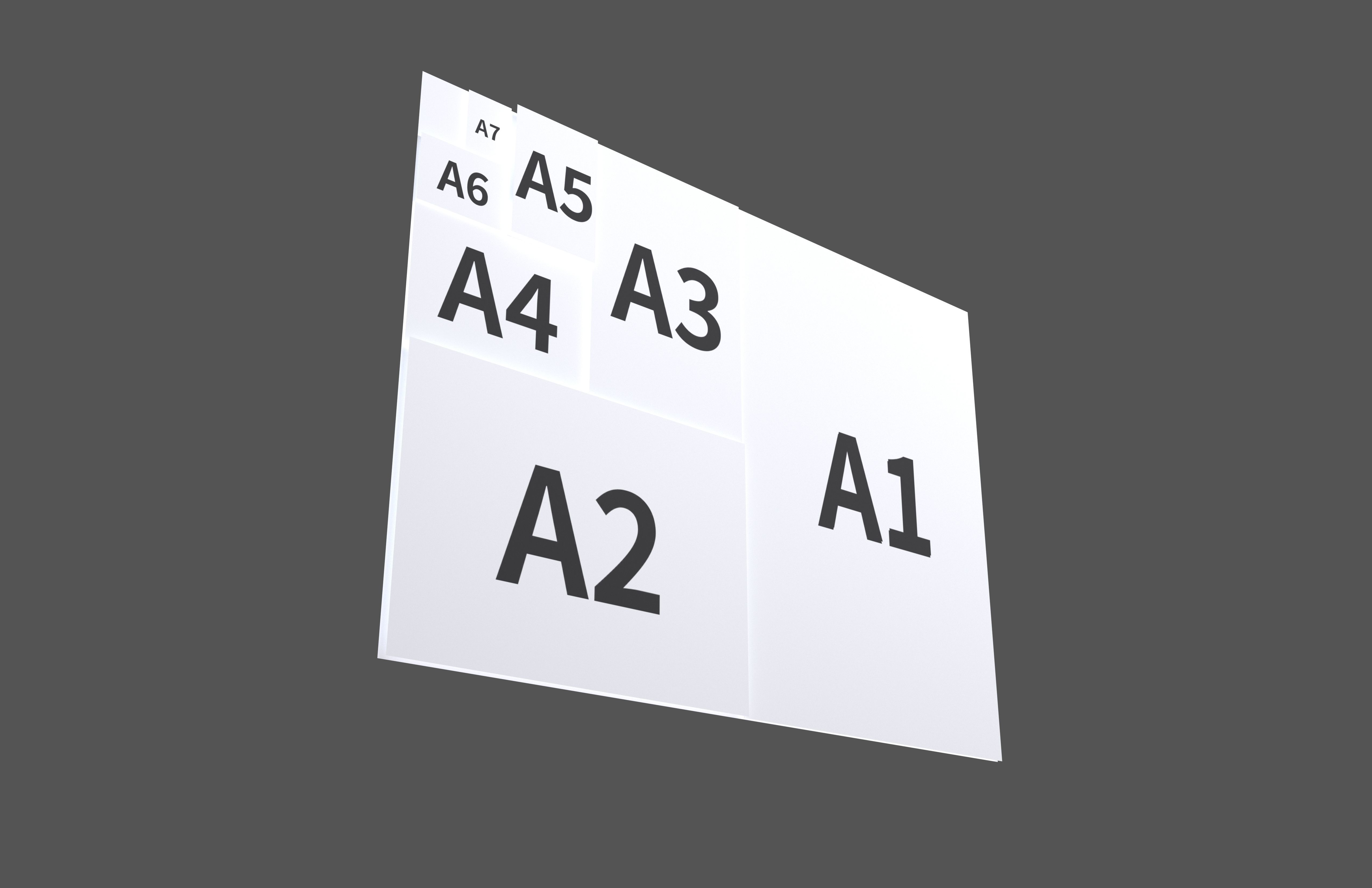 3D Model A Series Paper Size V1 001 VR AR Low poly CGTrader 3d-model-a-series-paper-size-v1-001-vr-ar-low-poly-cgtrader