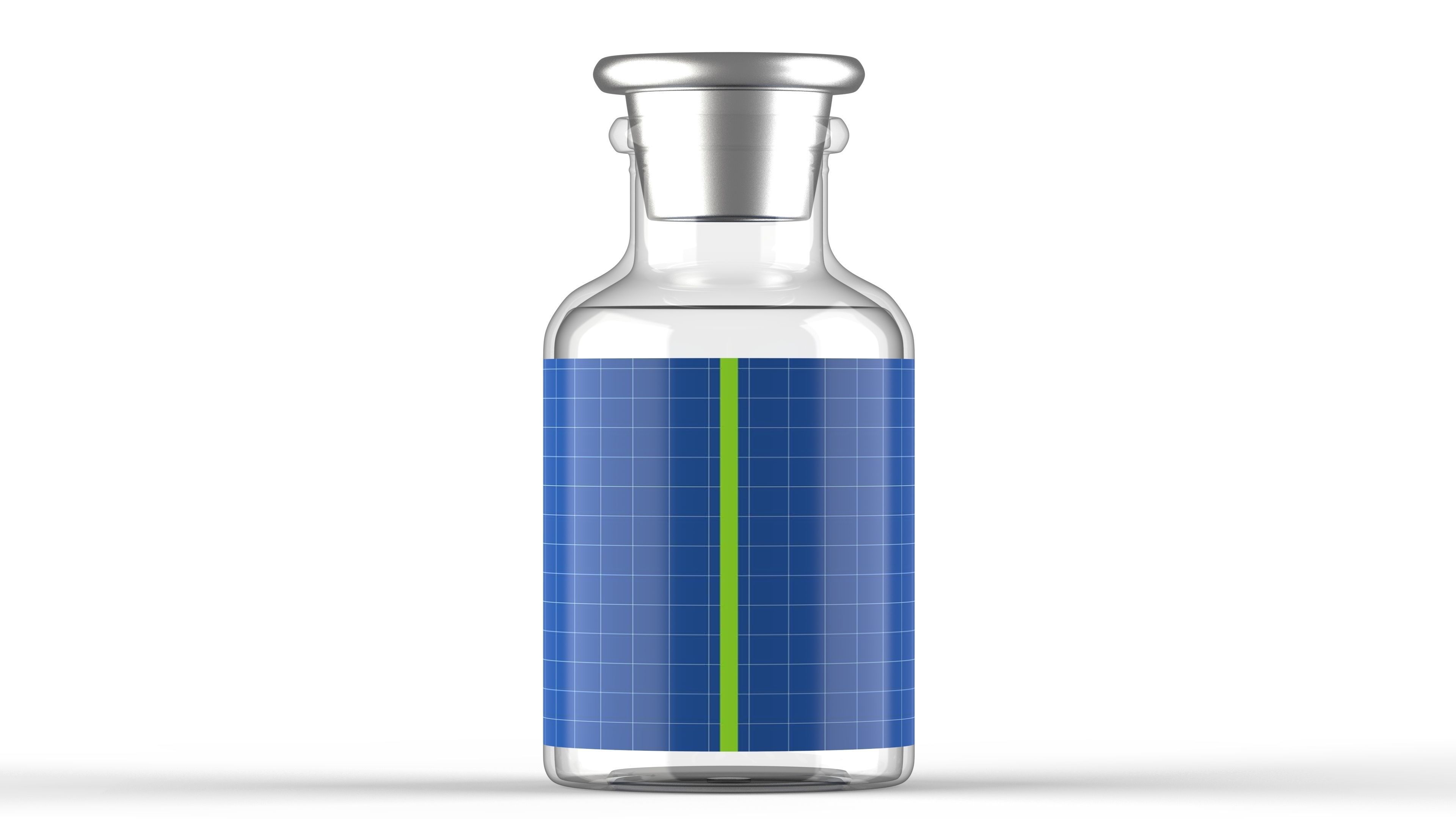 Empty Glass Injection Vial free 3D model CGTrader