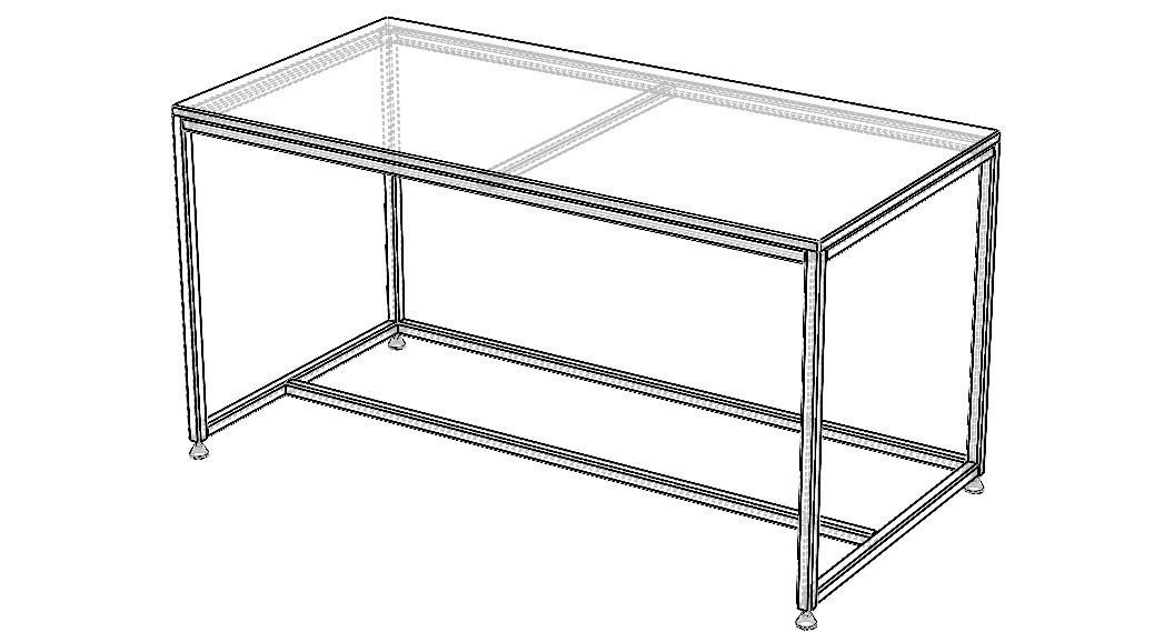 Standard Industrial Workstation 3D model rigged CGTrader