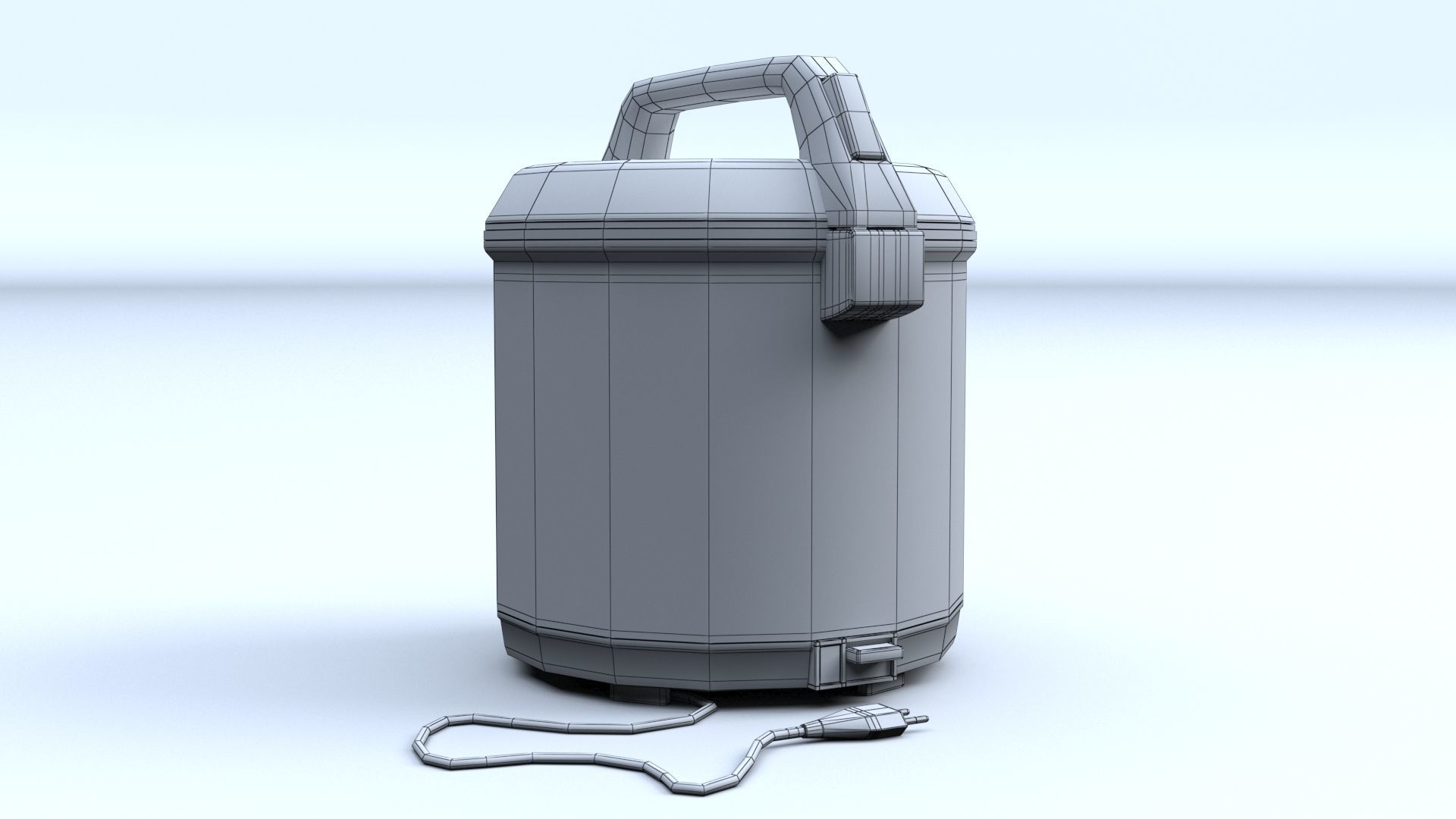 3D model Rice Cooker Vintage VR / AR / lowpoly CGTrader