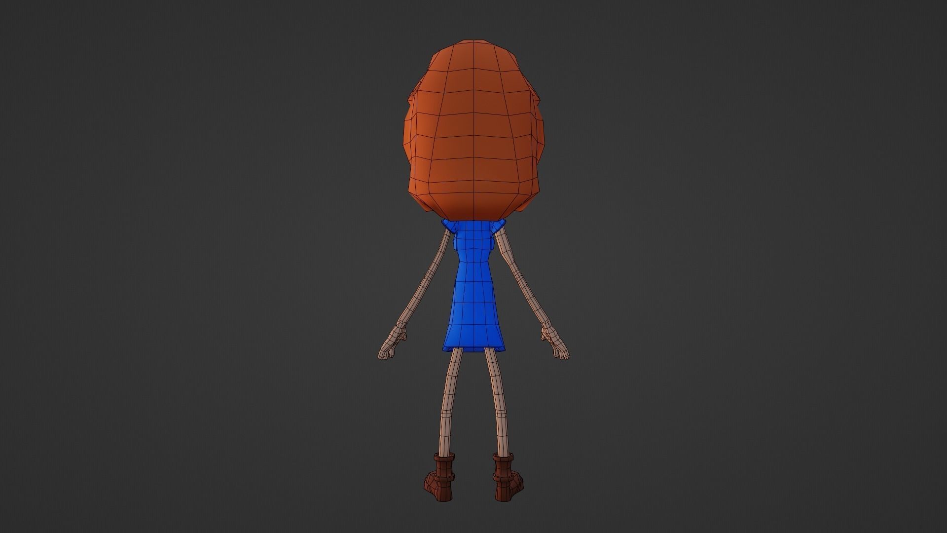 3D model Character Girl - Low Poly VR / AR / low-poly | CGTrader