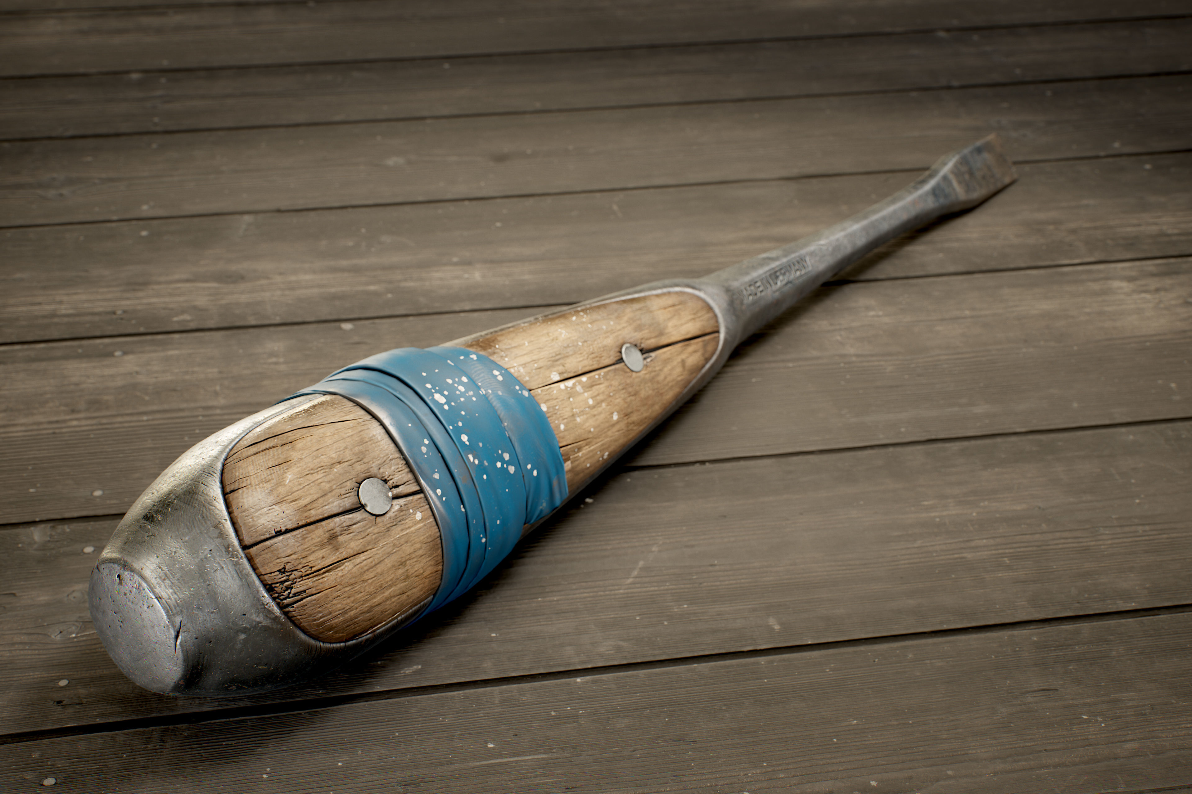 3D model Old German Screwdriver VR / AR / lowpoly CGTrader