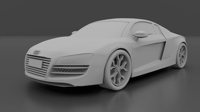 3D model Audio R8 model VR / AR / low-poly | CGTrader