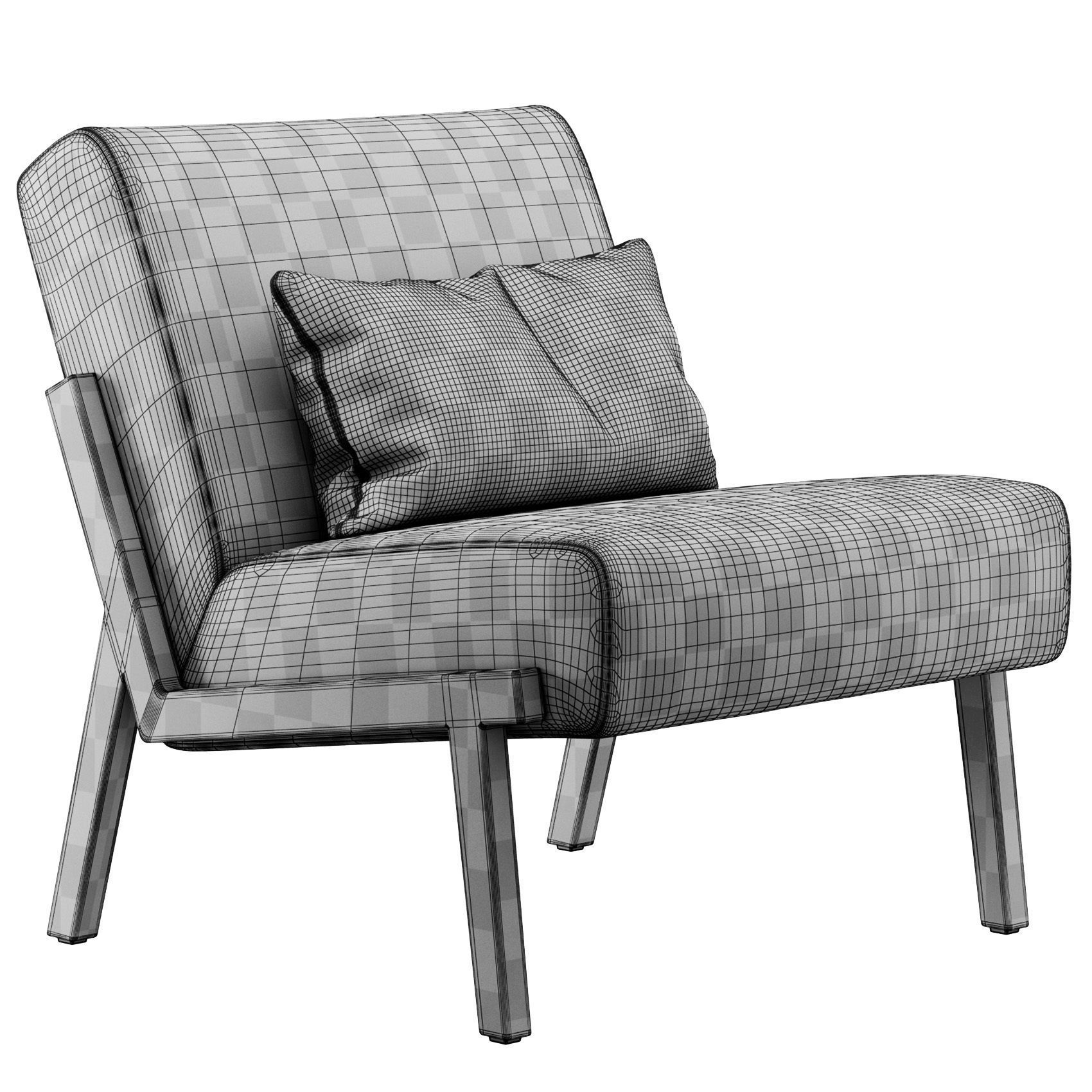 Accent Armchair by Walsport 3D model CGTrader