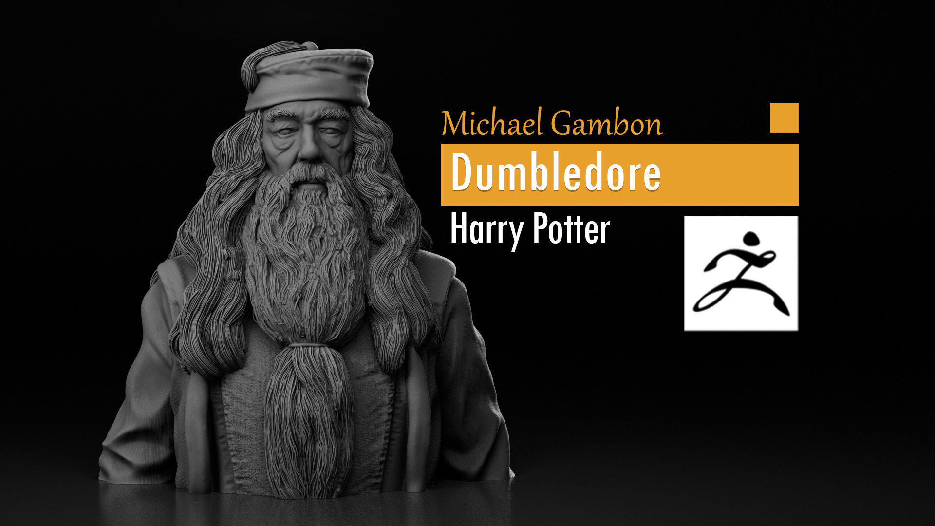 Michael Gambon - Albus Dumbledore - Harry Potter 3D model 3D printable | CGTrader