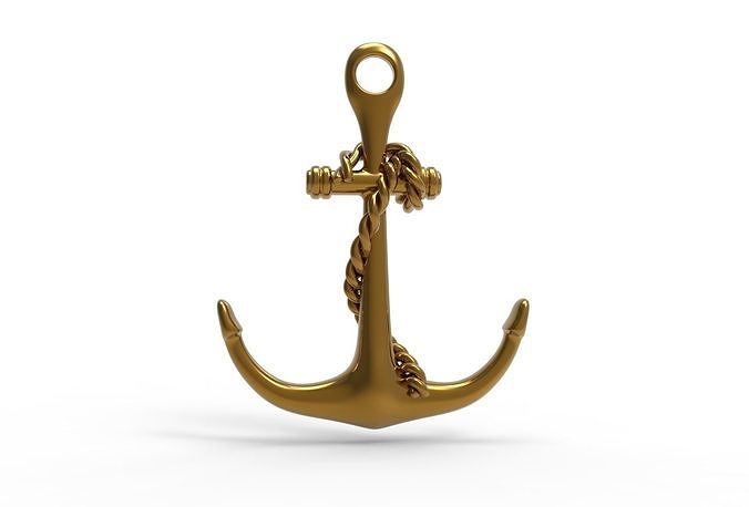 Anchor 3D model 3D printable | CGTrader