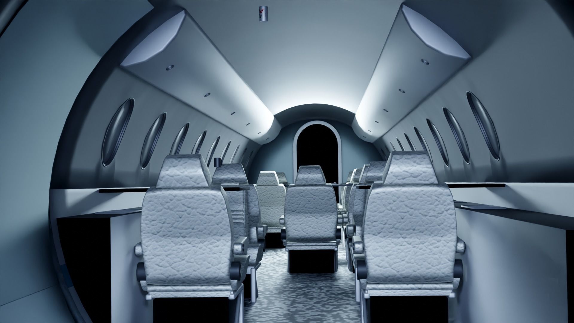 3D model Low Poly Private Jet VR / AR / low-poly | CGTrader