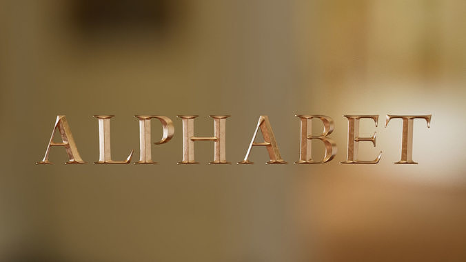 Alphabet bundle 3D model | CGTrader
