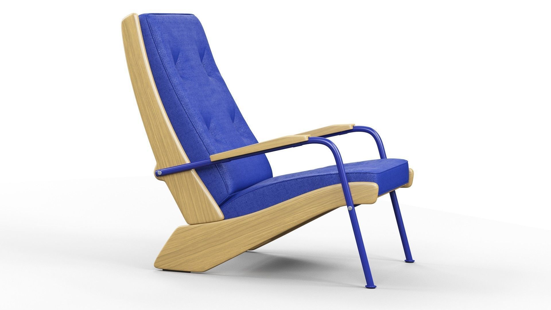 Fauteuil Kangourou lounge chair 3D model CGTrader