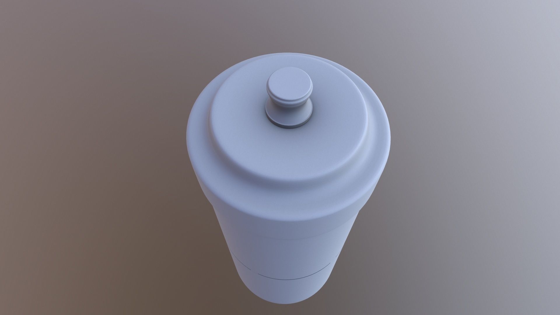 Plastic Wide Mouth Container 3D model CGTrader