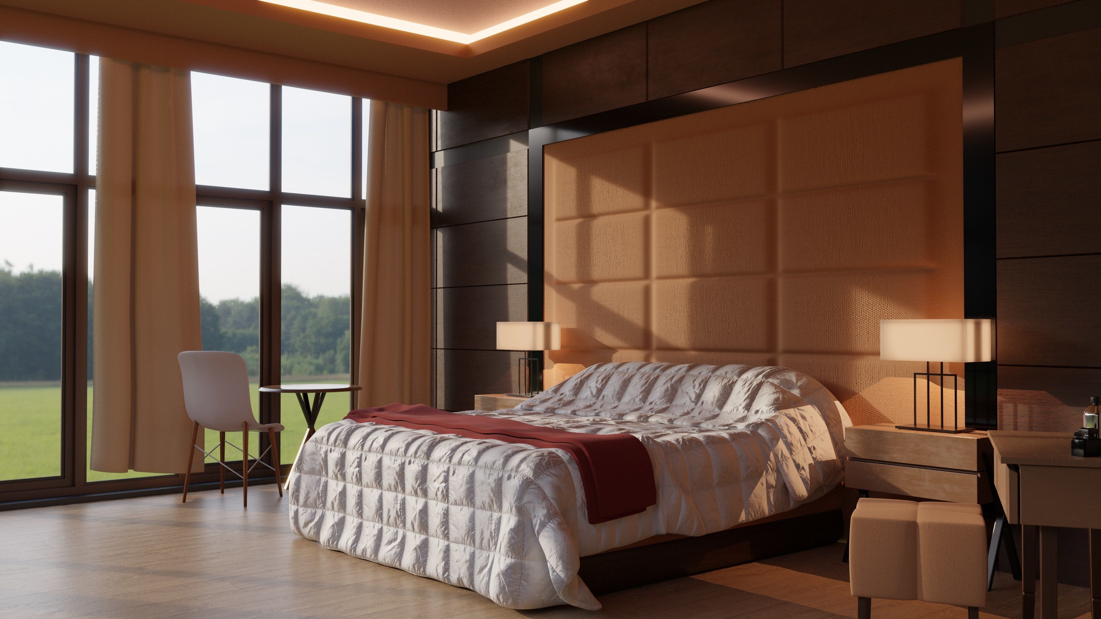 Cozy Bedroom Interior Scene 3D Model 3D model | CGTrader