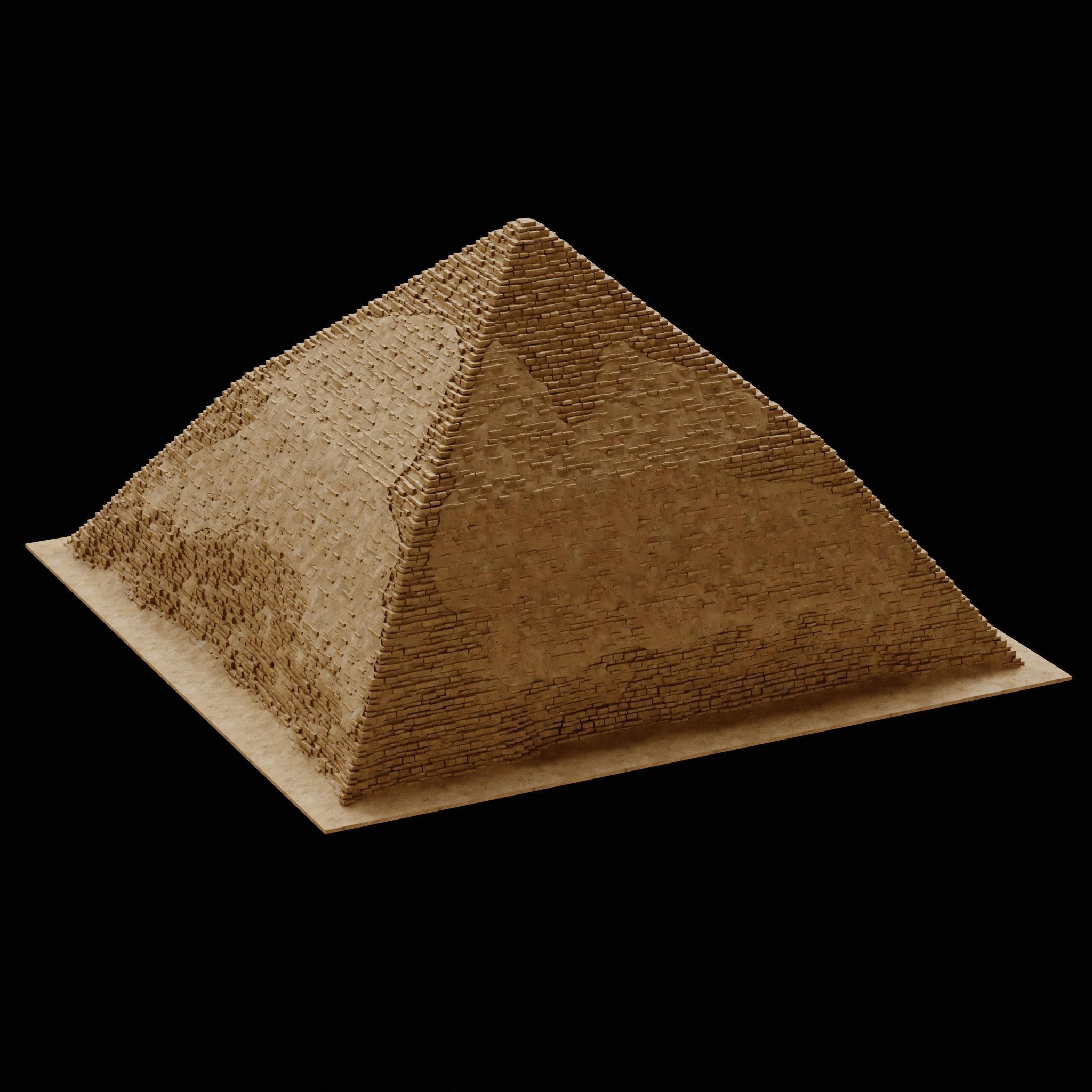3D model EGYPTIAN PYRAMID ANCIENT EGYPT TEMPLE TOMB COLLECTION VR / AR ...