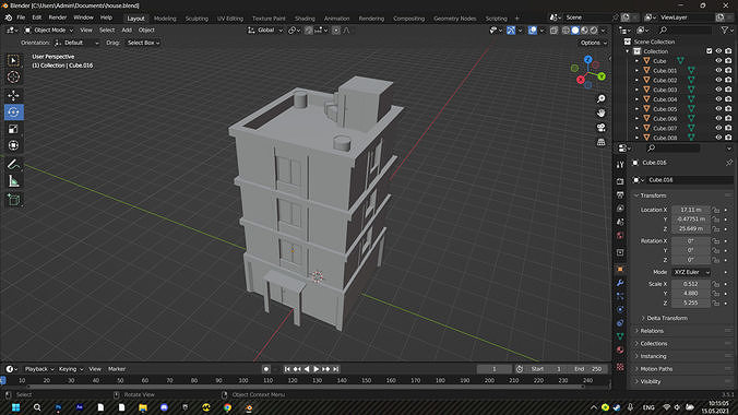 House for game or for render 3D model 3D printable | CGTrader