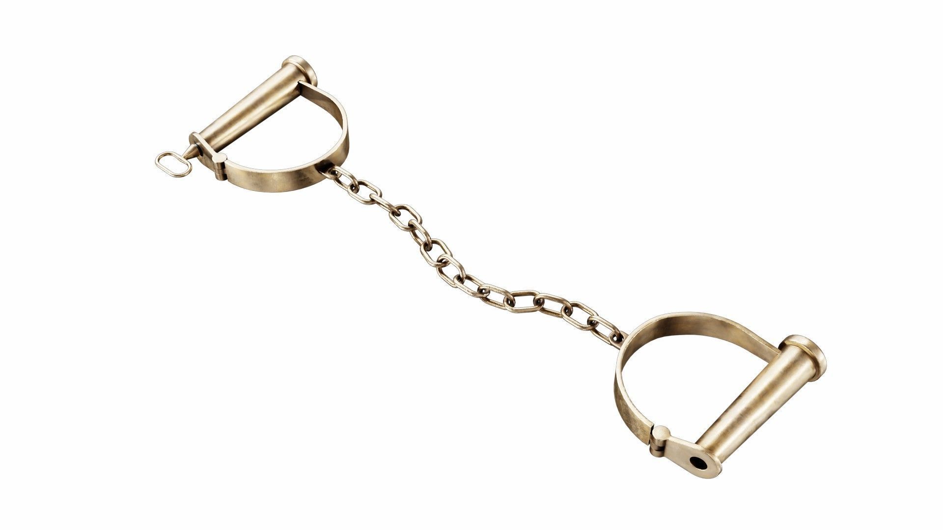 Bronze shackles 3D model CGTrader