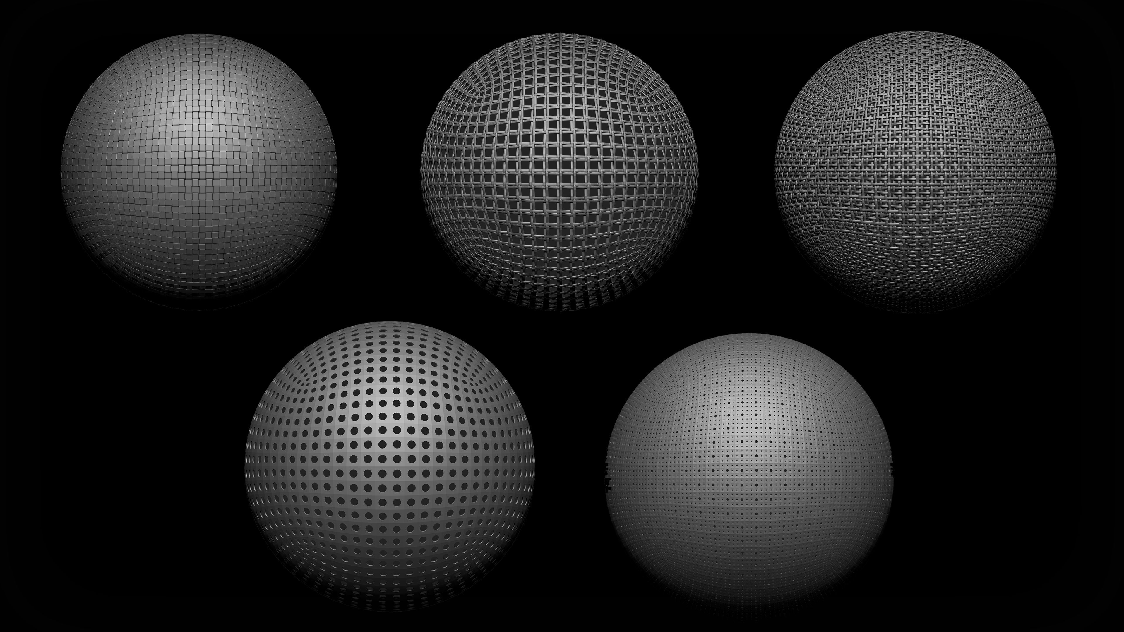 Zbrush 45 Scale Nanomesh Meshes Texture CGTrader