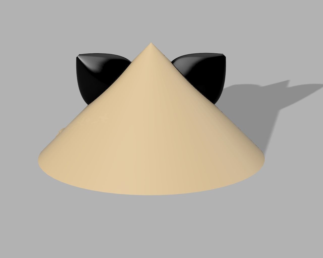 Asian Daechwita Hat Accessory for Lightstick 3D model 3D printable