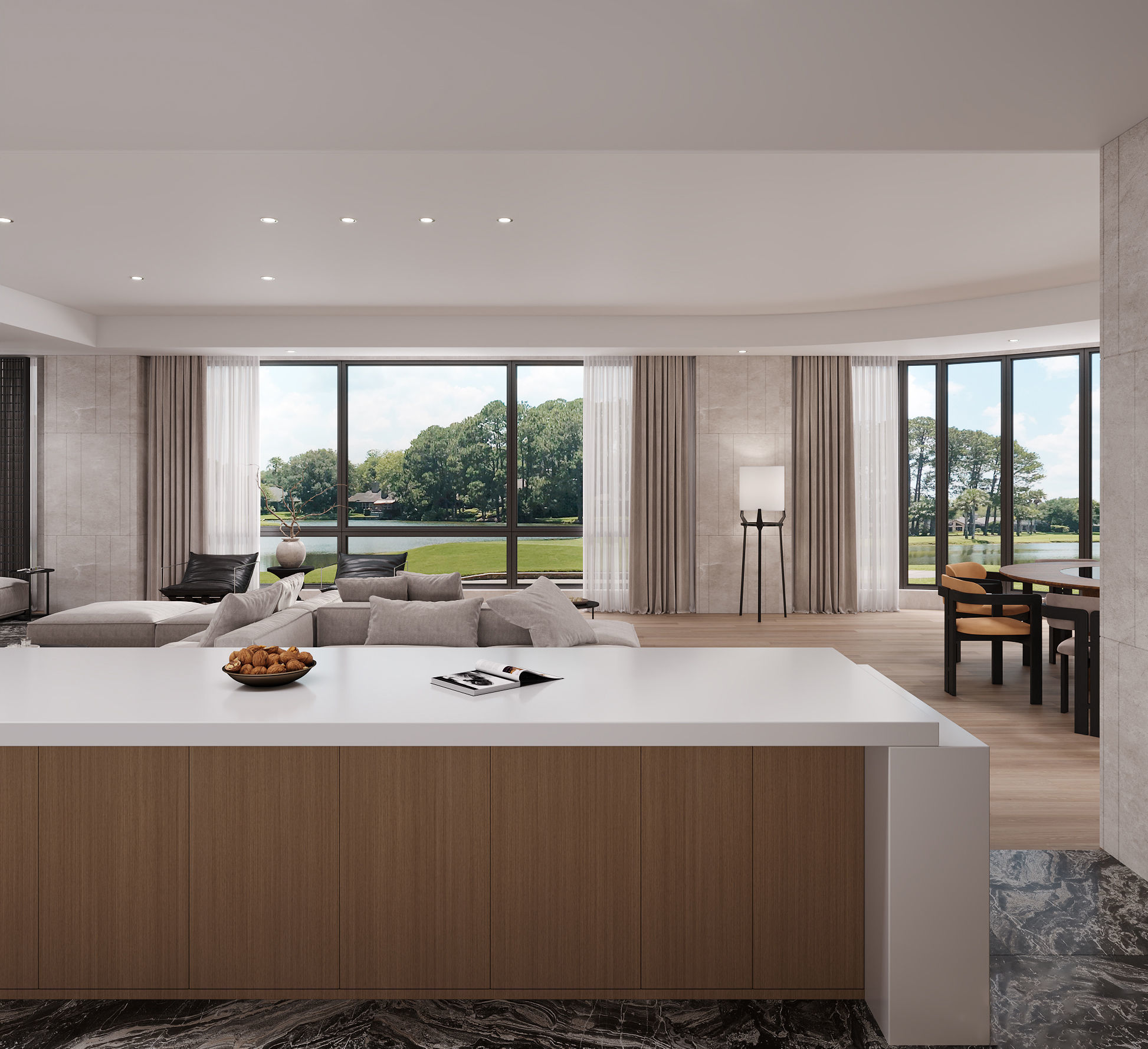 3D model of modern villa interior design 3D model | CGTrader
