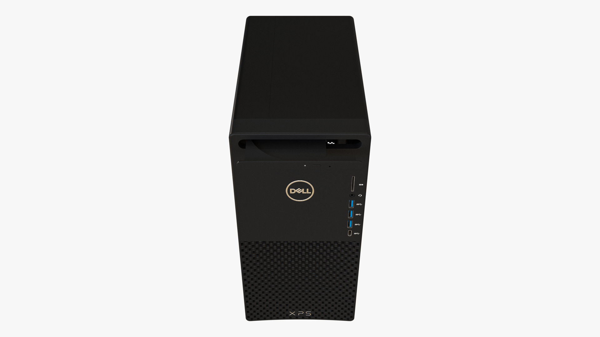 Dell XPS 8940 Desktop with Optical Drive Black 3D model CGTrader