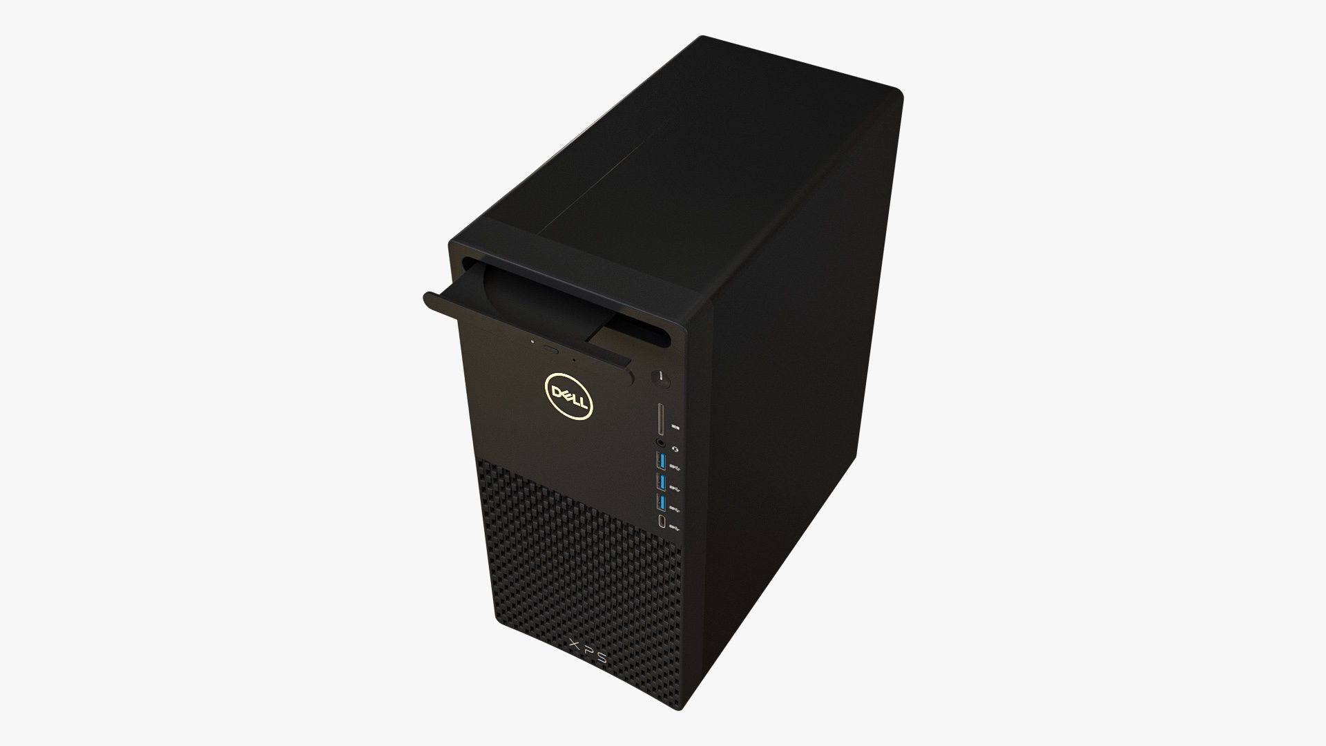 Dell XPS 8940 Desktop with Optical Drive Black 3D model CGTrader