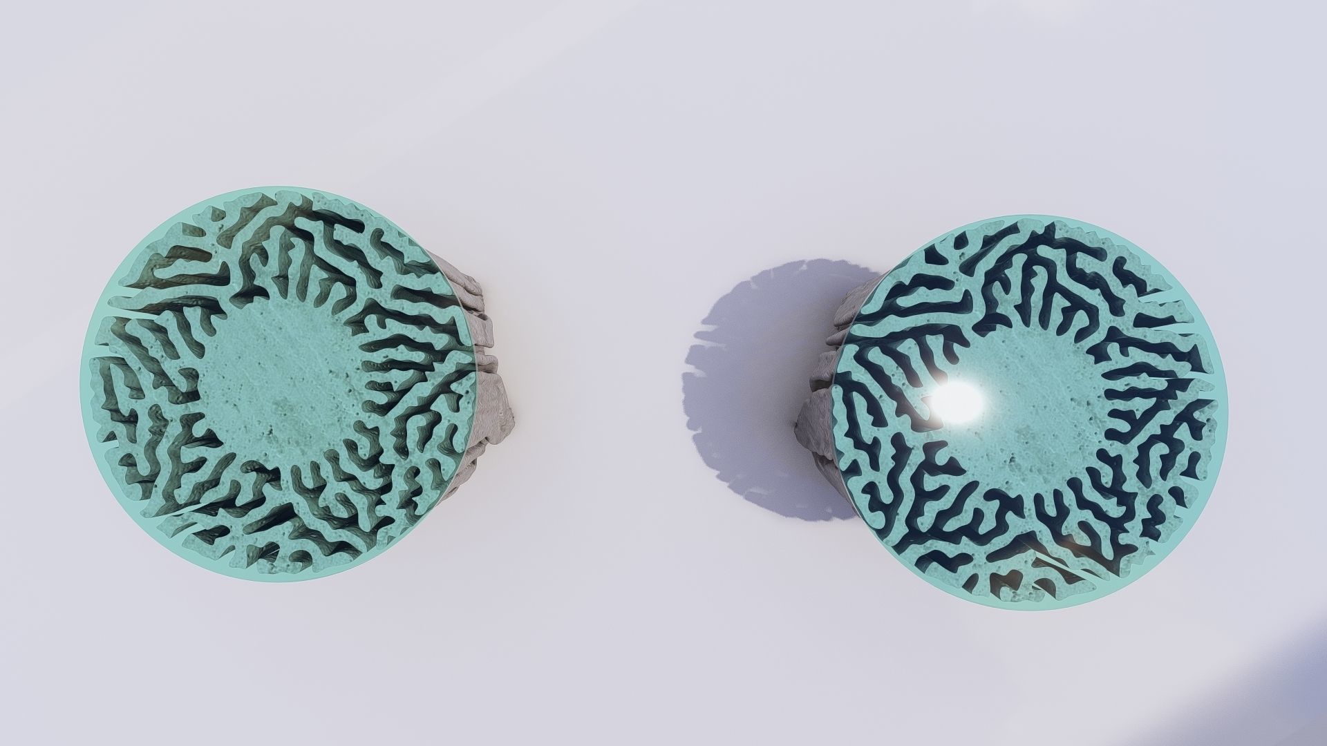 Differential Coffee Table 3D model CGTrader