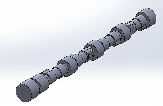 Camshaft 3D model 3D printable | CGTrader