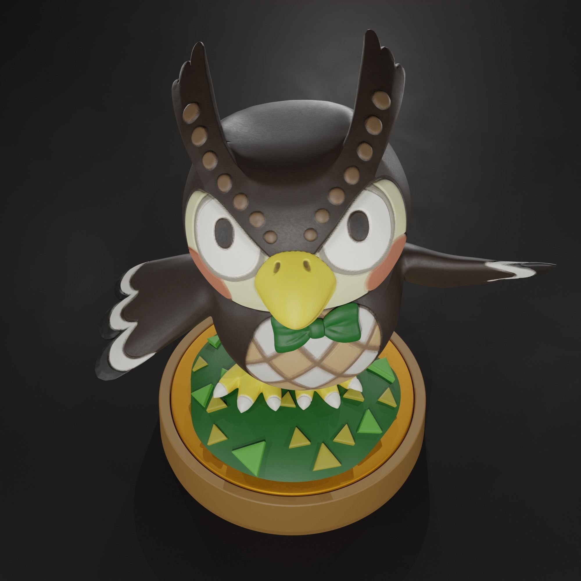 Blathers - Animal Crossing 3D model 3D printable | CGTrader
