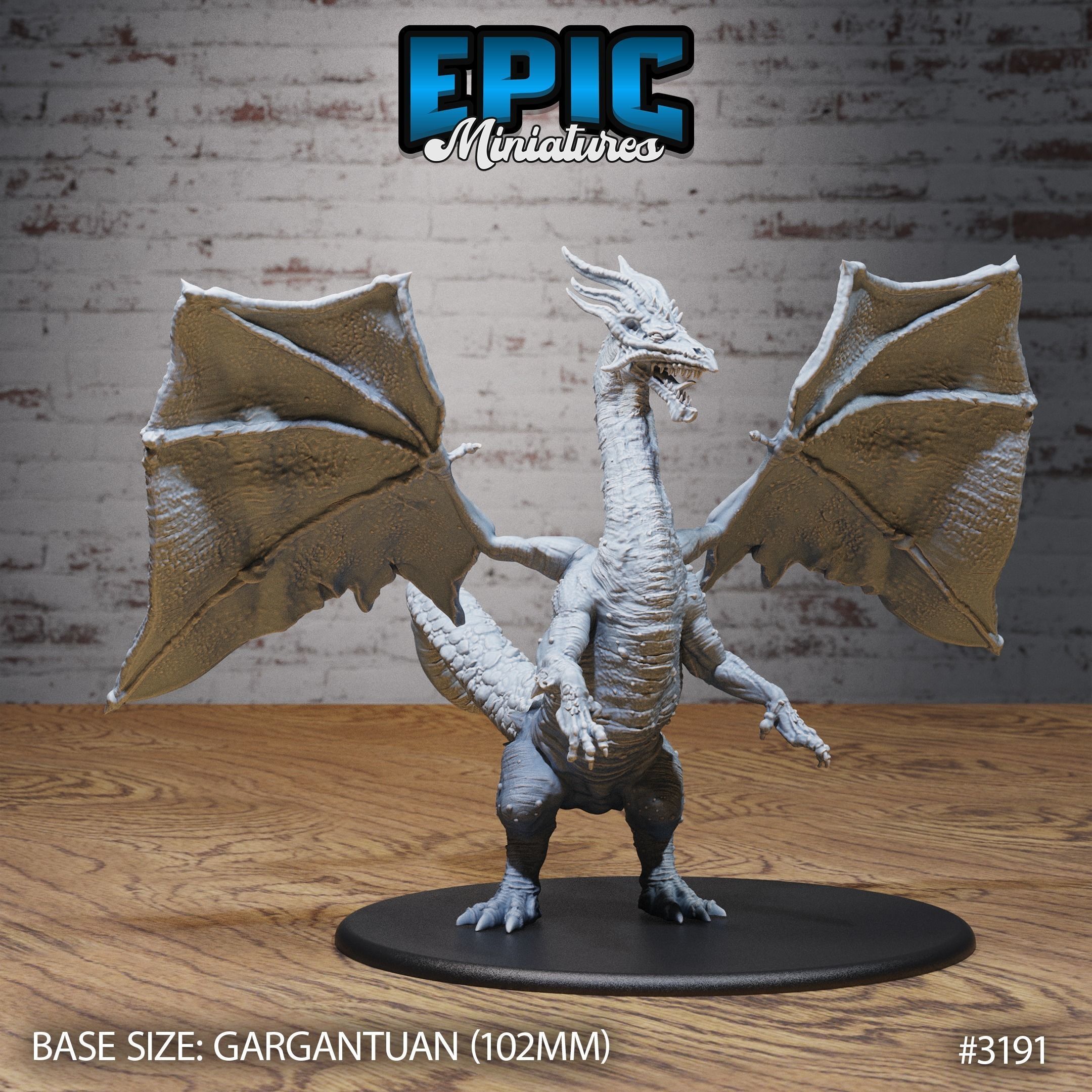 Shadow Dragon Set - DnD Tabletop Miniature 3D Model 3D model 3D ...