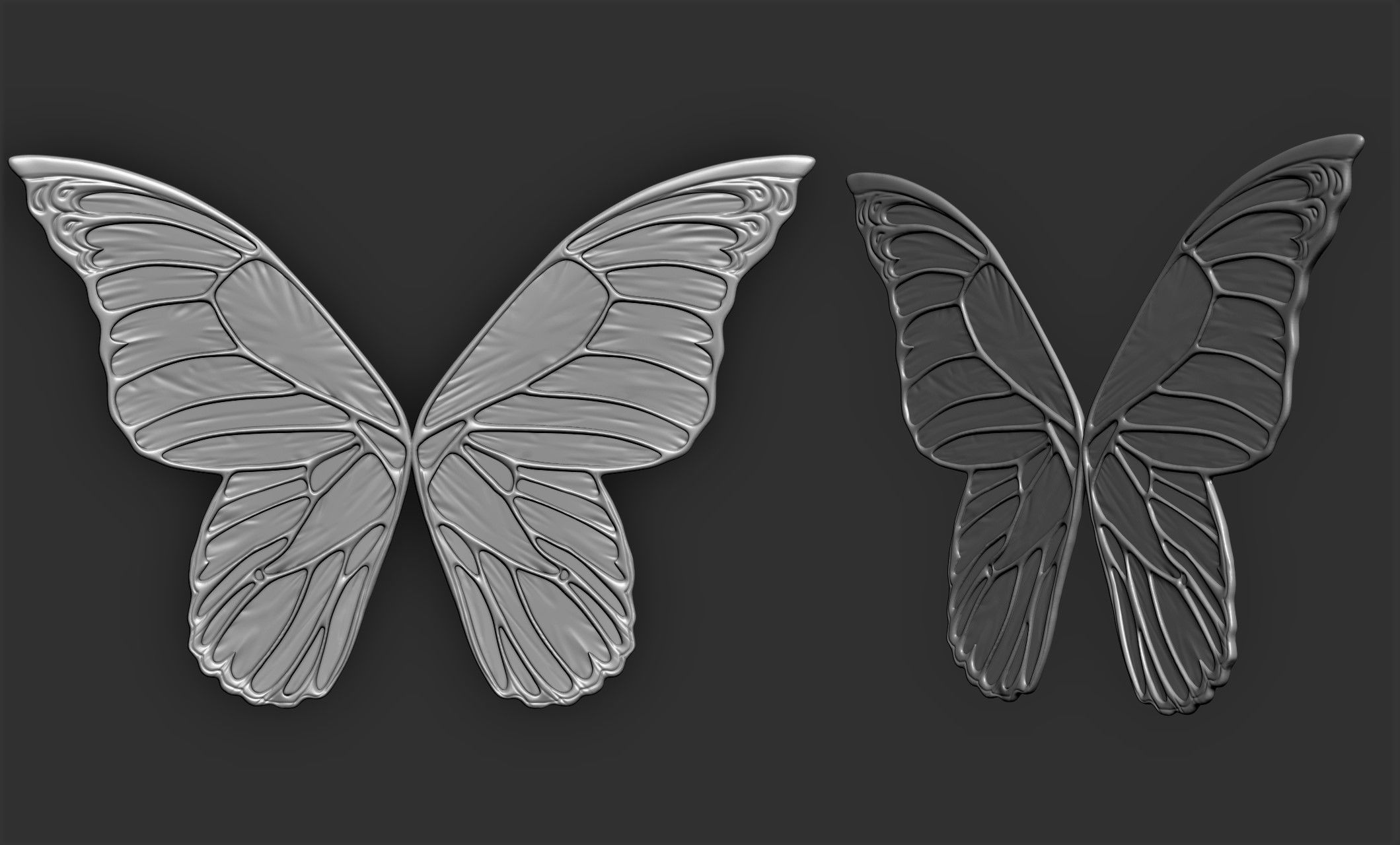 Fairy Wings 3D model CGTrader