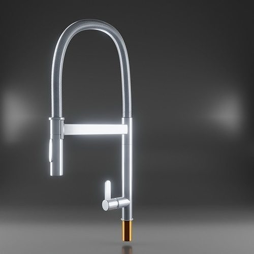 3D model Water Faucet - Tap - Hand Shower Hose - Realistic VR / AR ...