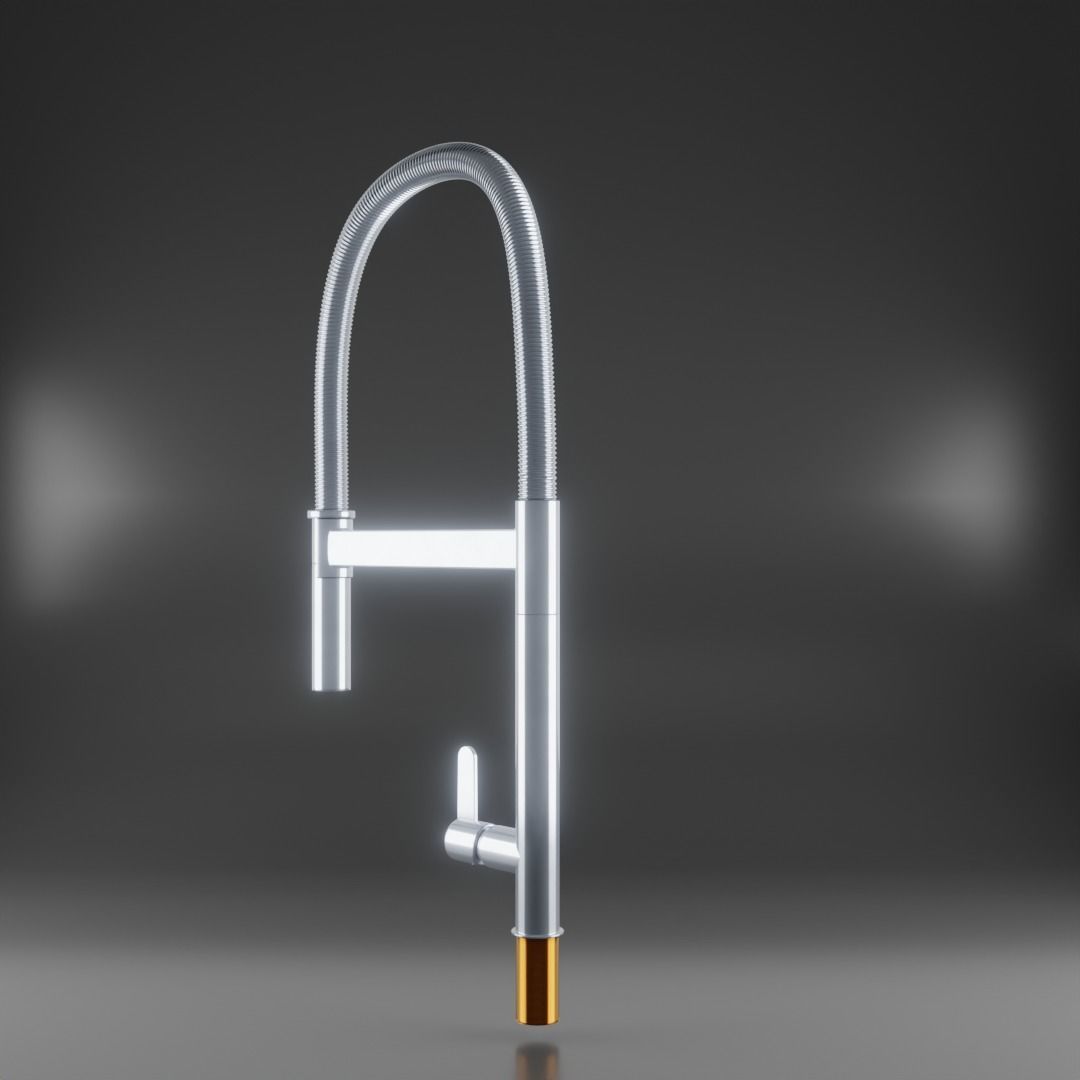 3D model Water Faucet - Tap - Hand Shower Hose - Realistic VR / AR ...