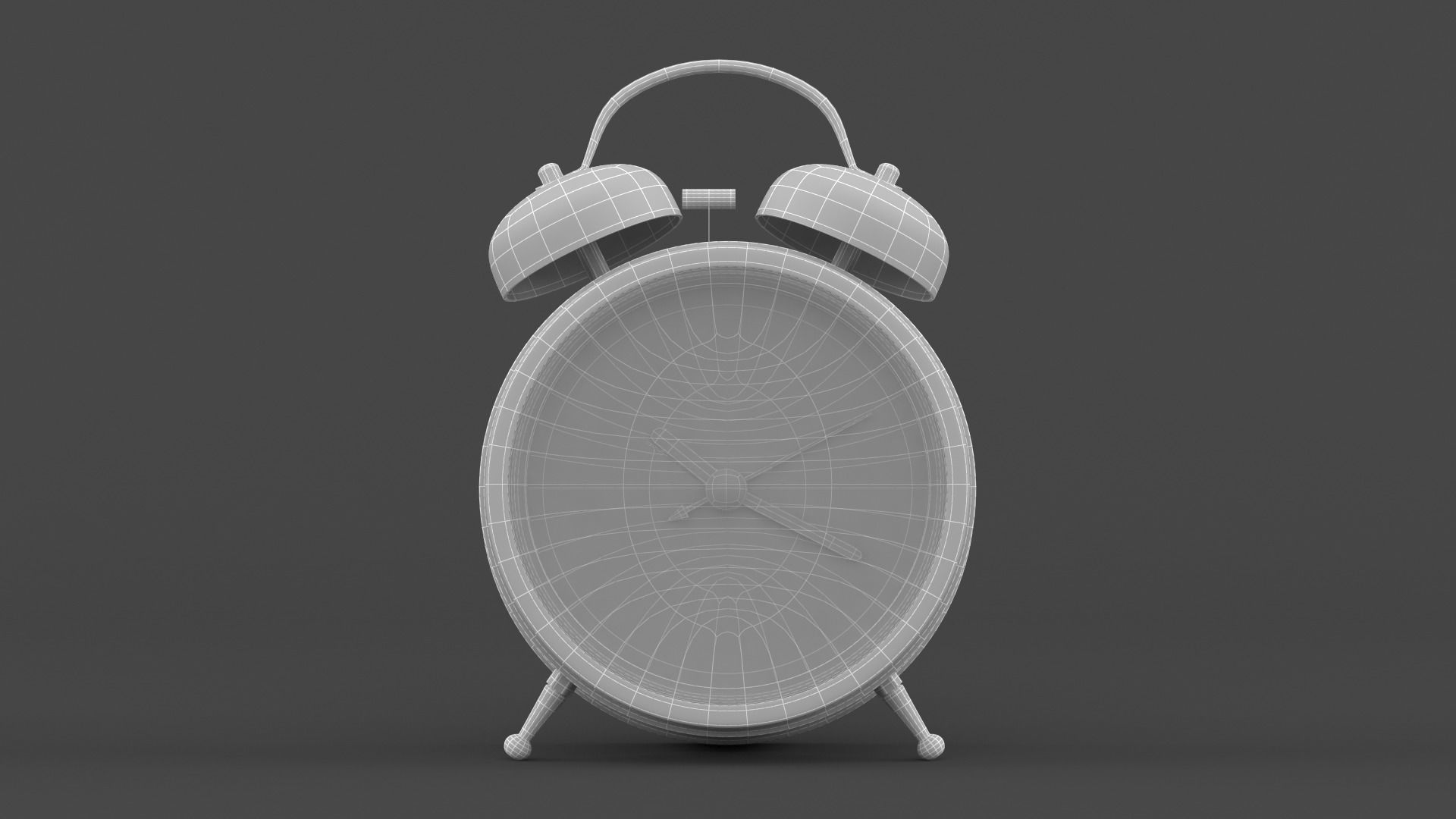 Analog Alarm Clock 3D model CGTrader