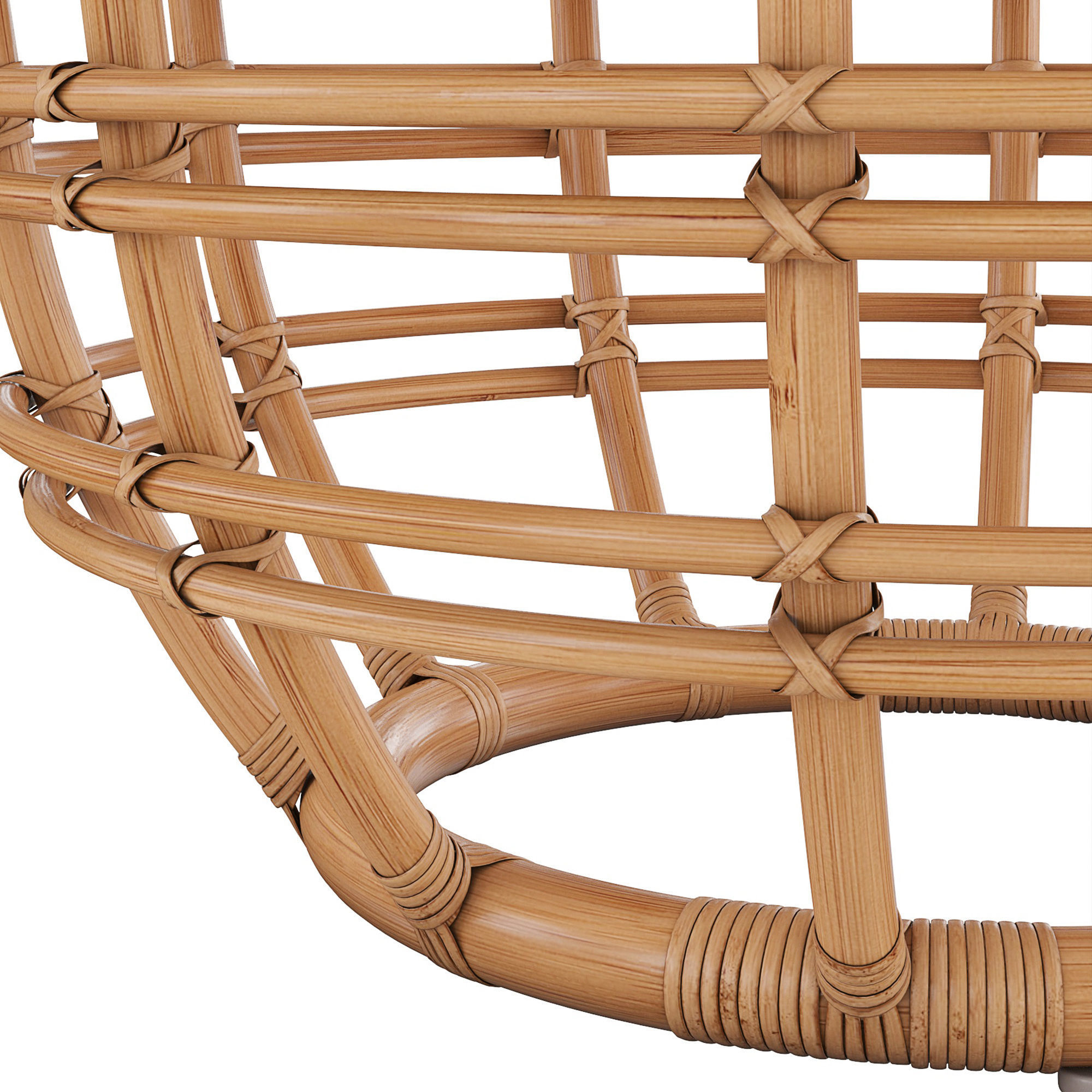 Savannah Rattan Round Coffee Table 3D model CGTrader